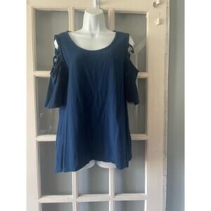 Oh‎ My Gauze Cold Shoulders Top